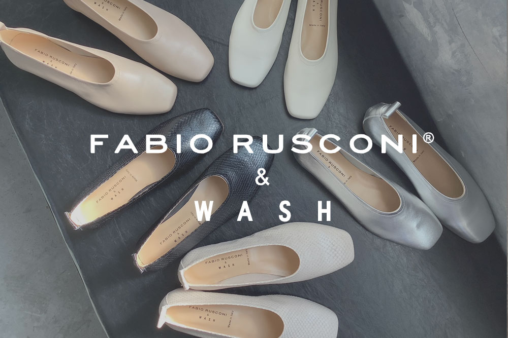 2022.春】FABIO RUSCONI＆WASH 大人上品フラットシリーズ - 銀座