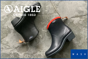 【AIGLE エーグル】エレガントなアンクル丈レインブーツ