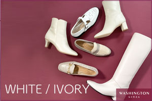 冬こそホワイトシューズを履きたい − WHITE & IVORY
