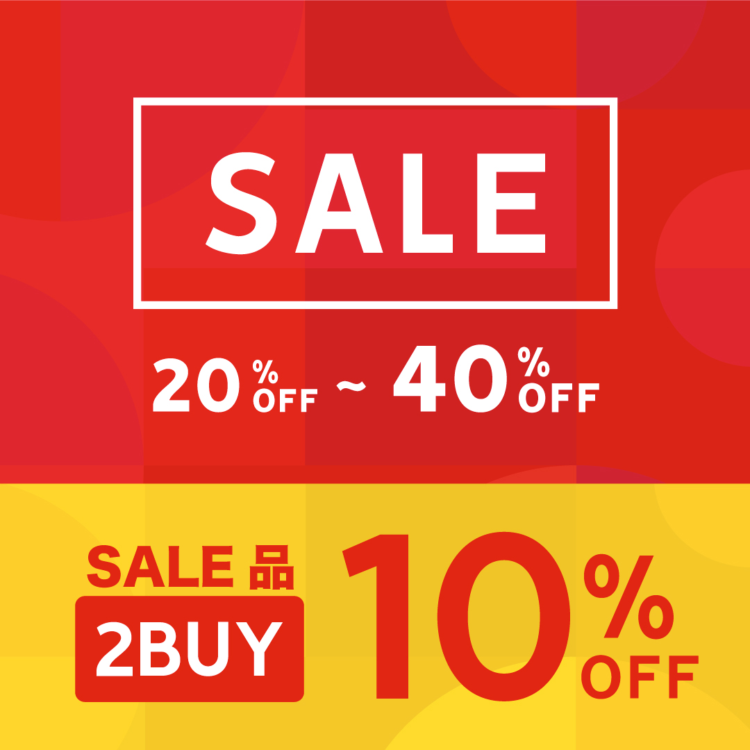 〈 SALE品 2BUY 10%OFF 〉1月15日より開催