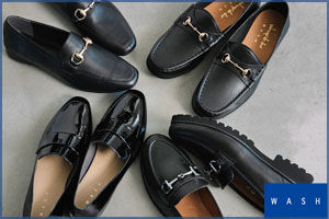 【WASH】足元から整えるBLACK  LOAFERS  STYLE