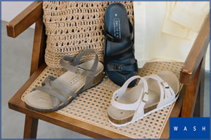 【WASH×TIAD.】夏の足元は、この１足から