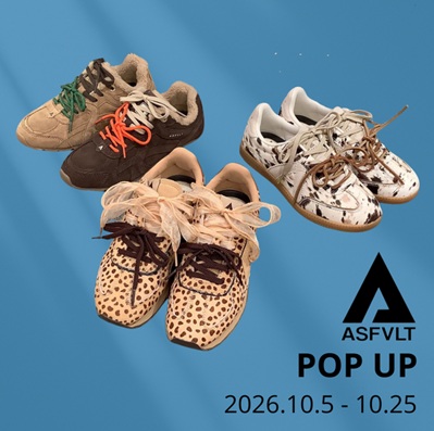「ASFVLT」期間限定POP UP 開催!【WASHルミネ横浜店】