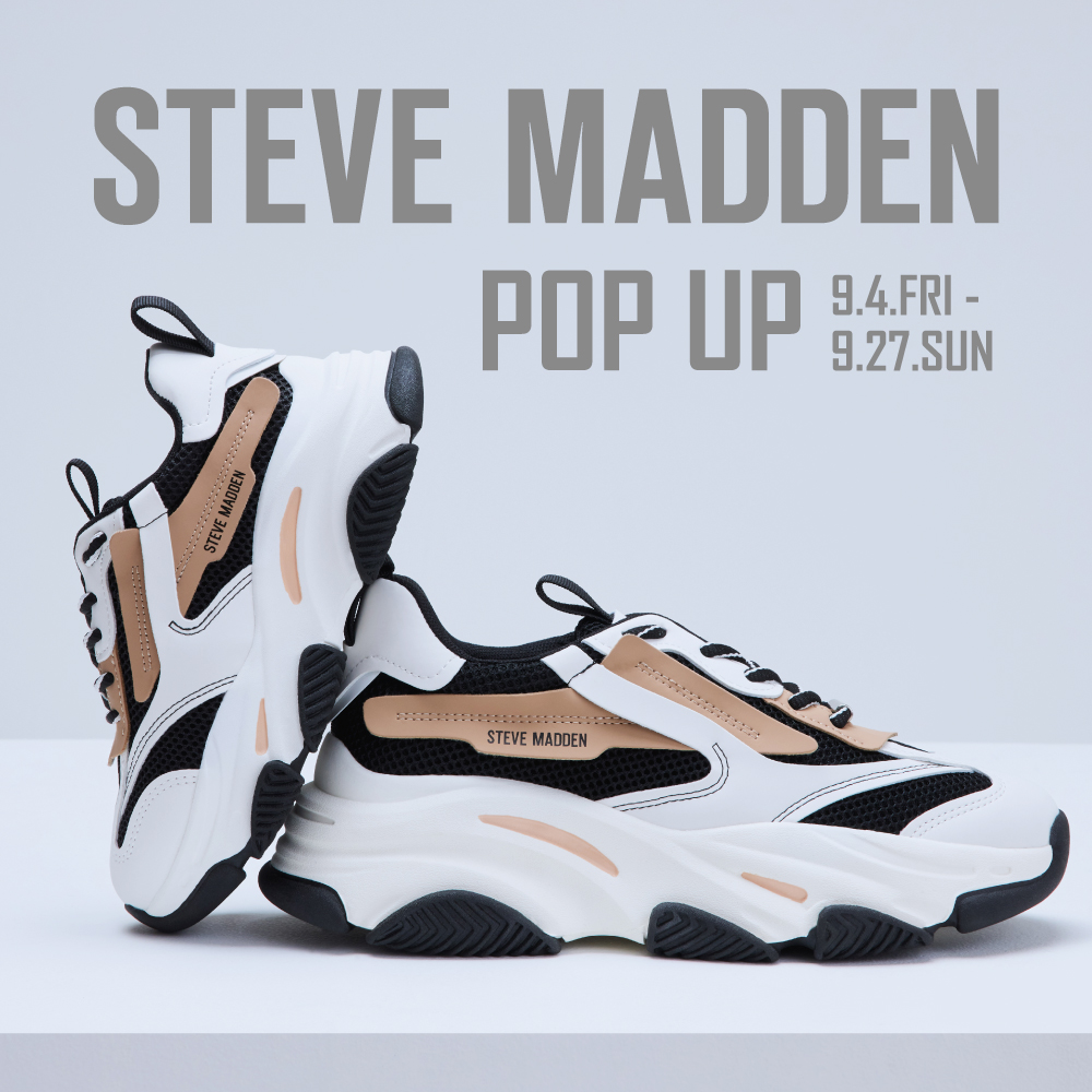 〈 STEVE MADDEN POP-UP 〉 9月4日より開催 阪急三番街店